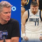 Steve Kerr Asked What Was the Issue vs Dallas: "Luka Doncic Was the Issue"