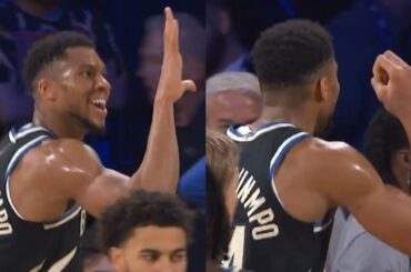 Giannis holds up 5 0 0 after Bucks win the NBA Cup and $500K 😂