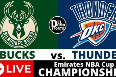 Milwaukee Bucks vs Oklahoma City Thunder LIVE 🏀 NBA Cup Final Championship Game Score Dec 17, 2024