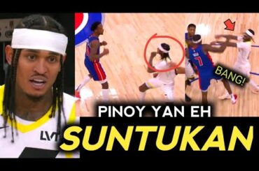 Jordan Clarkson Nakipag Suntukan sa Detroit Pistons, Pinoy na Pinoy ang Fighting Stance