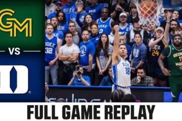 George Mason vs. Duke Full Game Replay | 2024-25 ACC Men's Basketball