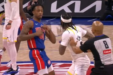 Jordan Clarkson and Ron Holland square up to throw hands and both get ejected 😳