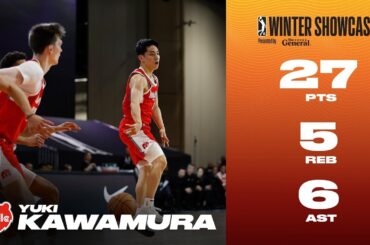 Yuki Kawamura Drops Career-High 27 PTS, 6 AST & 5 REB In Showcase Debut