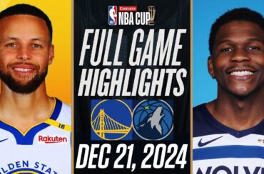 WARRIORS vs TIMBERWOLVES FULL GAME HIGHLIGHTS | December 21, 2024 | NBA Full Game Highlights 2K25