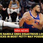 NBA Fans Trashing Julius Randle For 'Classless' Postgame Behavior