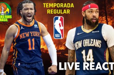 AO VIVO: NEW YORK KNICKS 104X93 NEW ORLEANS PELICANS - TEMPORADA REGULAR NBA 2024-2025