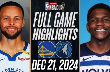 WARRIORS vs TIMBERWOLVES FULL GAME HIGHLIGHTS | December 21, 2024 | NBA Full Game Highlights 2K25