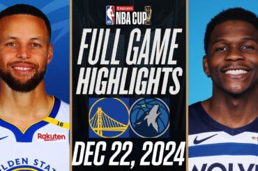 WARRIORS vs TIMBERWOLVES FULL GAME HIGHLIGHTS DECEMBER 22, 2024 NBA FULL GAME HIGHLIGHTS TODAY 2K25