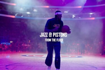 FROM THE FLOOR: Gritty win in Detroit ♒️ | UTAH JAZZ