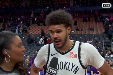 Cam Johnson on securing the win vs. Raptors