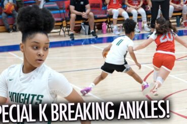 Special K BREAKING ANKLES in Girls Basketball SHOWDOWN vs Mater Dei!