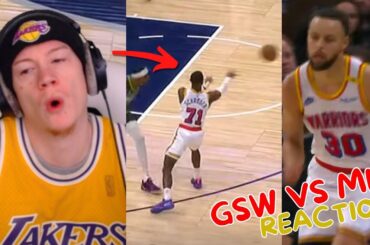 Reacting to Warriors vs Timberwolves Regular Season Game!