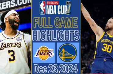 Los Angeles Lakers VS Golden State Warriors Full Game Highlights Dec 23,2024 | NBA Highlights Today