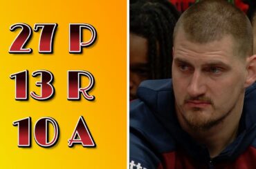 Nikola Jokić Triple Double highlights vs New Orleans Pelicans