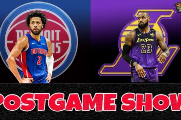 Detroit Pistons vs Los Angeles Lakers Postgame Show | Pistons Talk Podcast