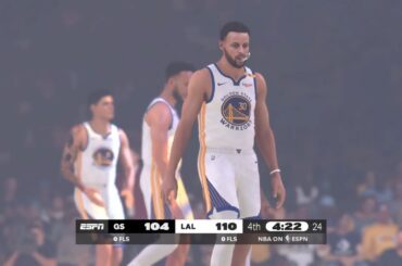 NBA 2K25 Gameday Mode | WARRIORS vs LAKERS 4TH QTR Simulation