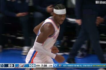 Ajay Mitchell 16 pts 12 reb 2 ast vs Washington Wizards | 2024-12-23