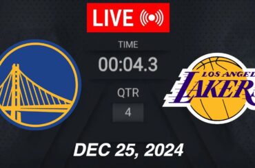NBA LIVE! Golden State Warriors vs Los Angeles Lakers | December 25, 2024 | 2024 NBA Season Live 2K
