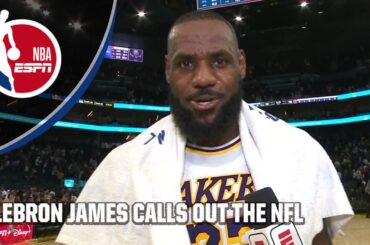 LeBron James CALLS OUT the NFL 🗣️ 'CHRISTMAS IS OUR DAY!' 🎄 | NBA on ESPN