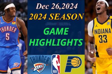 Oklahoma City Thunder vs Indiana Pacers Full Game 1st-Qtr Dec 26,2024 | NBA TODAY | Nba Highlights
