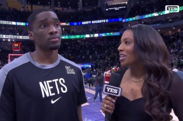 Shake Milton after the Nets' 111-105 win against the Bucks