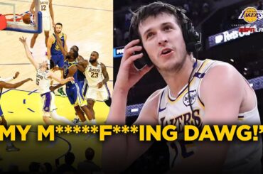 Emotional Austin Reaves Drops TWO F-Bombs Postgame on ESPN LA Lakers Radio Network