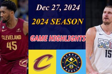 Cleveland Cavaliers Vs Denver Nuggets Full Game 2nd-Qtr | Dec 27,2024 | NBA TODAY