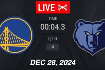 NBA LIVE! Golden State Warriors vs Memphis Grizzlies | December 28, 2024 | 2024 NBA Season Live 2K