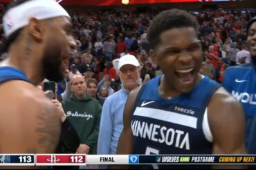 Anthony Edwards hits CRAZY game winner vs Rockets after being down 16 😱