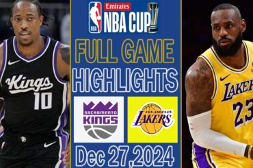 Los Angeles Lakers vs Sacramento Kings [ FULL Highlights ] NBA 2024 season | NBA Highlights today