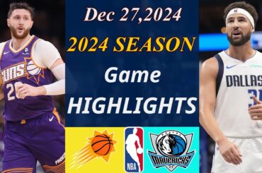 Phoenix Suns Vs Dallas Mavericks  Full Game 2nd-Qtr | Dec 27,2024 | NBA TODAY