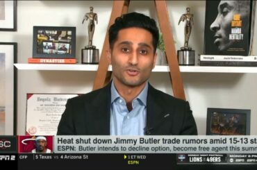 NBA Today | Shams Charania Report: Miami Heat shut down Jimmy Butler trade rumors amid 15-13 start