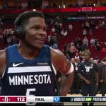 Anthony Edwards Postgame Interview | Game-Winner To Complete 16 Point Fourth-Quarter Comeback