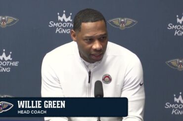 Willie Green Postgame Interview | Pelicans vs. Grizzlies 12/27/24