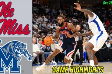 Ole Miss vs Memphis Tigers Full Game Men's College Basketball Dec 28,2024