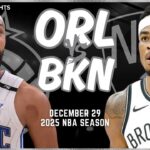 Orlando Magic vs Brooklyn Nets Full Game Highlights | Dec 29 | 2025 NBA Season