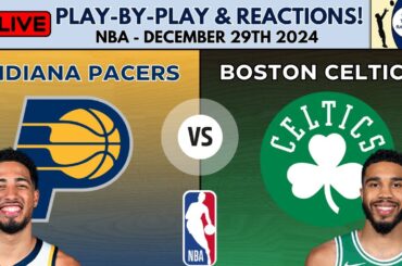 NBA: Indiana Pacers vs Boston Celtics (Live Play-By-Play & Reactions)