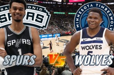 San Antonio Spurs vs Minnesota Timberwolves Live Play by Play & Scoreboard