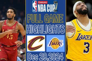 Los Angeles Lakers vs Cleveland Cavaliers FULL Highlights Dec 29,12 NBA 2024  | NBA Highlights today