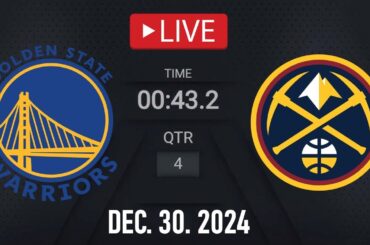 NBA LIVE! Golden State Warriors vs Denver Nuggets | December 30, 2024 | Nuggets vs Warriors NBA 2K25