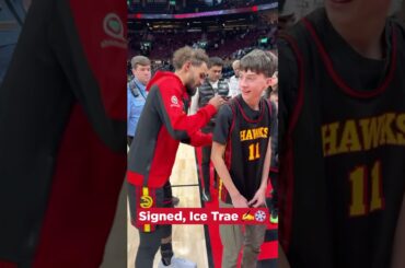 11 making fan’s days in any country #nba #hawks #traeyoung #icetrae