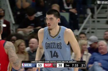 Zach Edey 14 pts 9 reb 2 ast vs New Orleans Pelicans | 2024-12-27