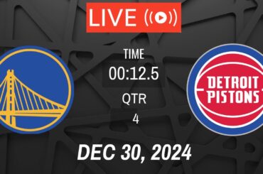 NBA LIVE! Golden State Warriors vs Detroit Pistons I December 30, 2024 Warriors vs Pistons Live 2K