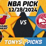 Miami Heat vs. Atlanta Hawks  Pick 12/28/24 NBA Pick Against the Spread