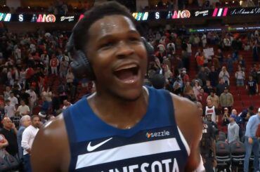 Anthony Edwards FINED $100,000 for saying "I don't do overtime so f**k it" on live TV 😭