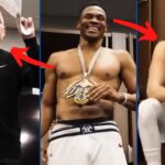 Denver Nuggets Locker Room Celebration After Nikola Jokic Makes Triple-Double vs. Utah Jazz!