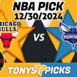 Chicago Bulls vs. Charlotte Hornets Pick 12/30/24 NBA Spread Prediction