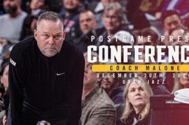 Coach Malone Full Postgame Press Conference vs. Jazz 🎙 | 12/30/24