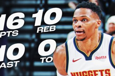 Russell Westbrook's PERFECT TRIPLE-DOUBLE vs Jazz | December 30, 2024