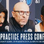 Jason Kidd, PJ Washington & Spencer Dinwiddie | Post Game @ SAC | 12/30/24